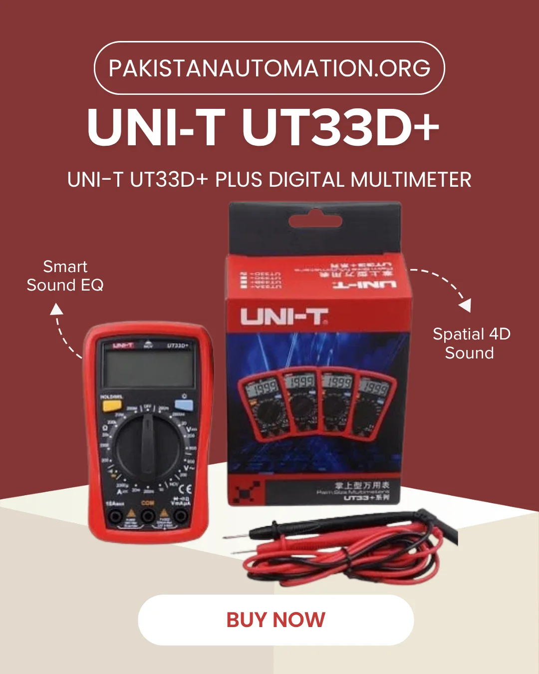 UNI-T UT33D+ Plus Digital Multimeter